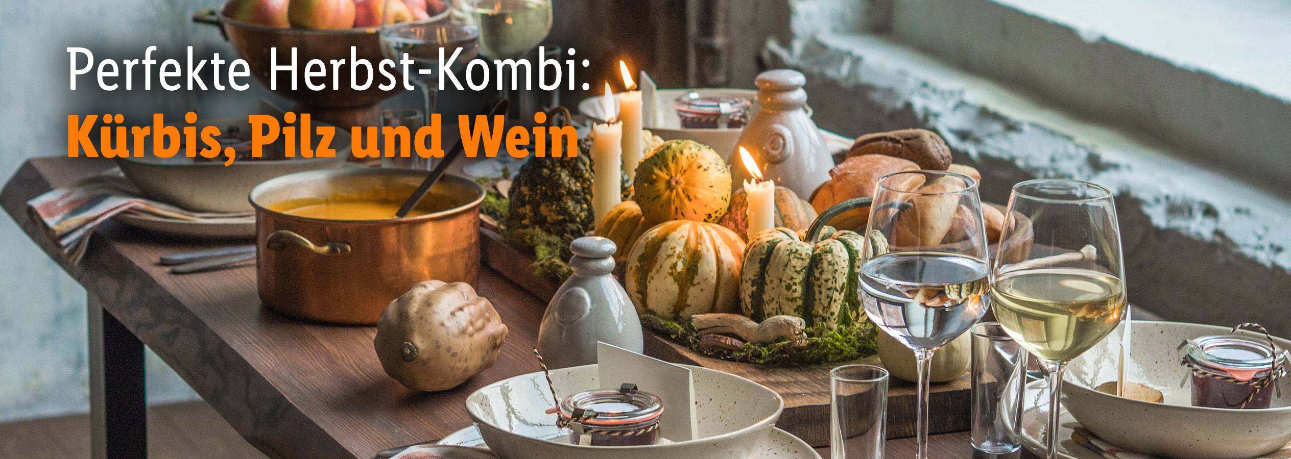 Perfekte Herbst-Kombi: Kürbis, Pilz und Wein | Weißweine