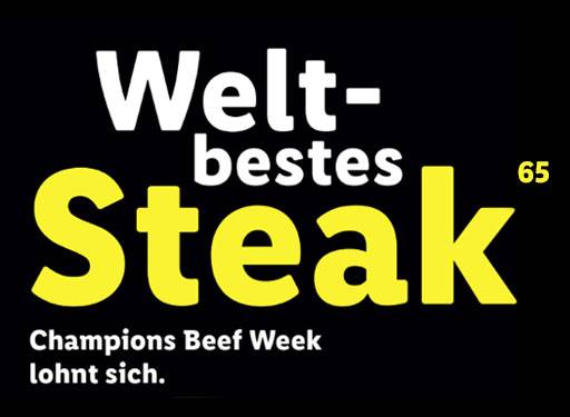 Weltbestes Steak (65) - Champions Beef Week lohnt sich.