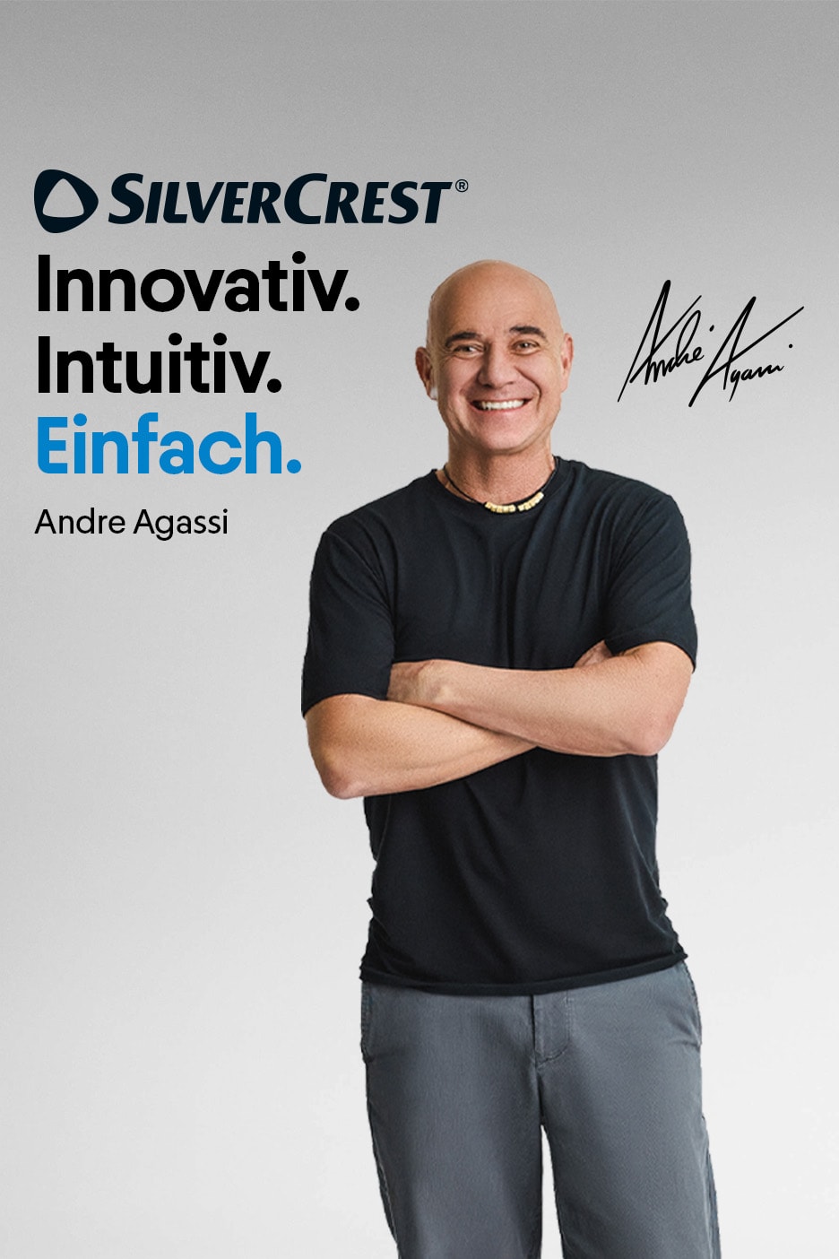 Silvercrest x Andre Agassi: Innovativ. Intuitiv. Einfach.