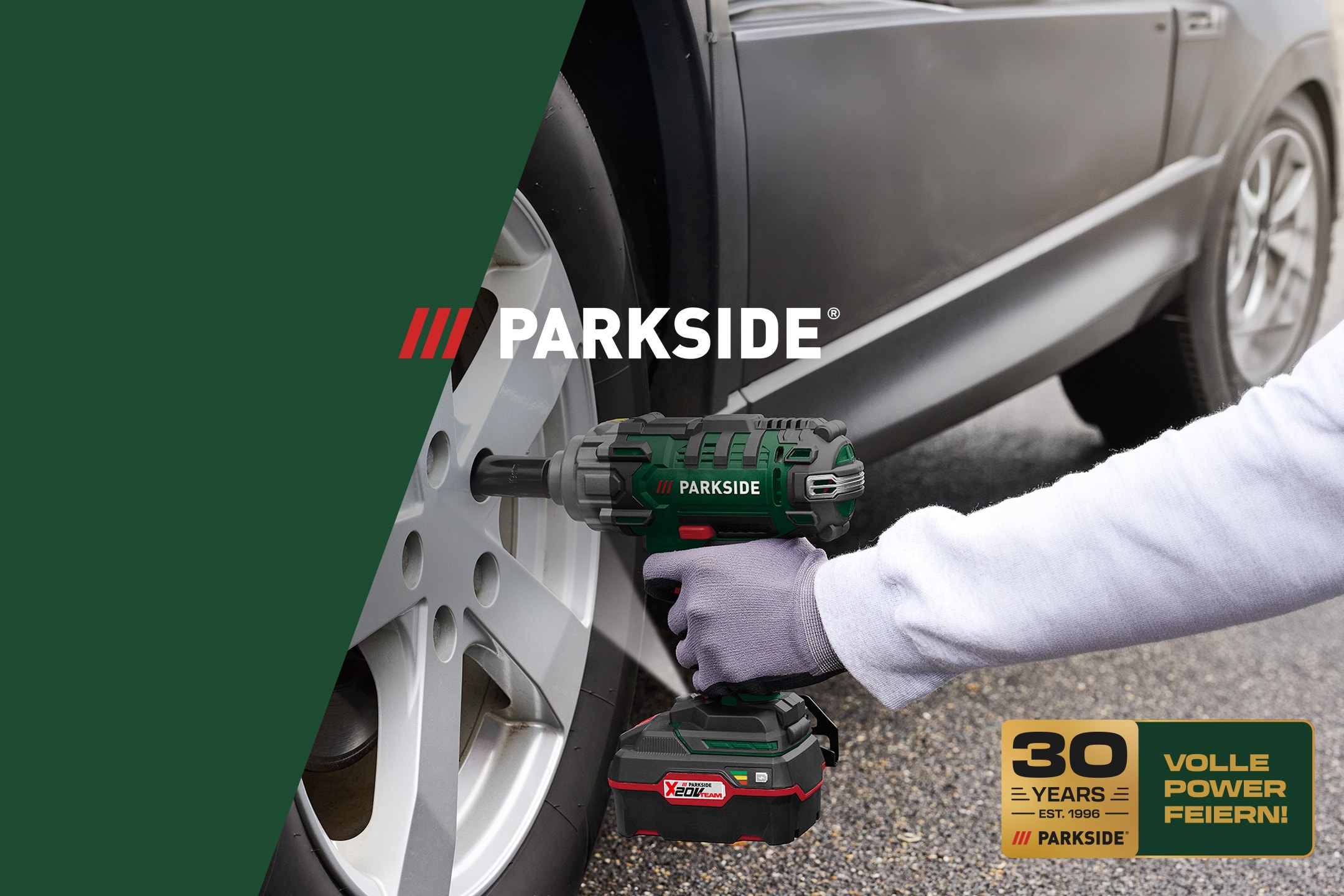 AI-generiert: PARKSIDE – Established 1996: 30 Jahre volle Power feiern!