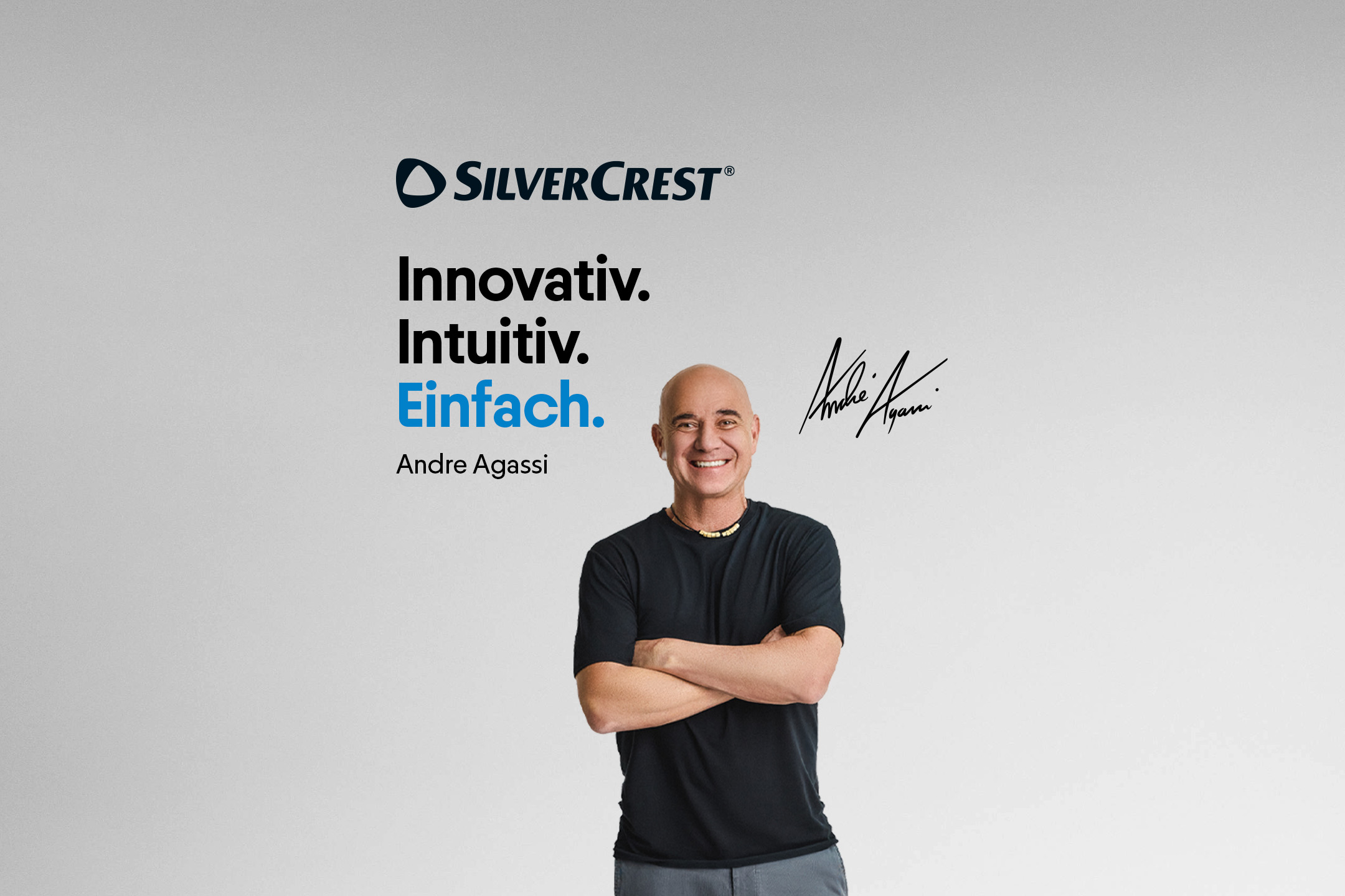 SILVERCREST Innovativ. Intuitiv. Einfach. Andre Agassi