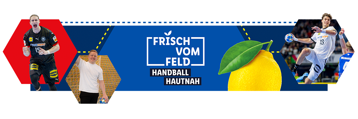 Handball Hüttenah: Spieler, Zitrone, Marke Autohero.