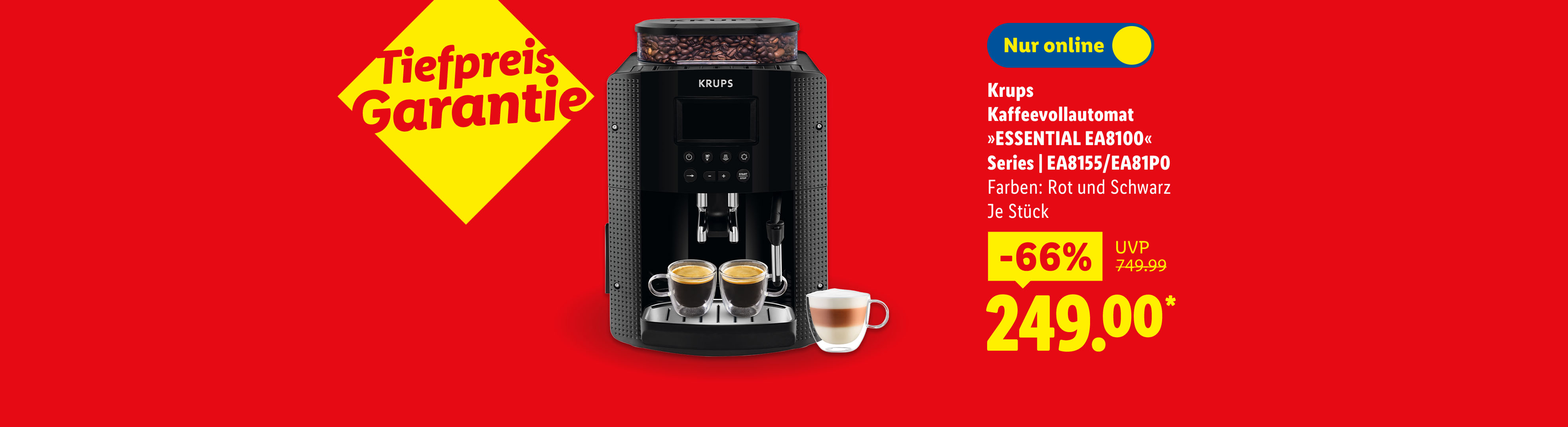 Krups Kaffeevollautomat mit Tiefpreisgarantie und Online-Angebot