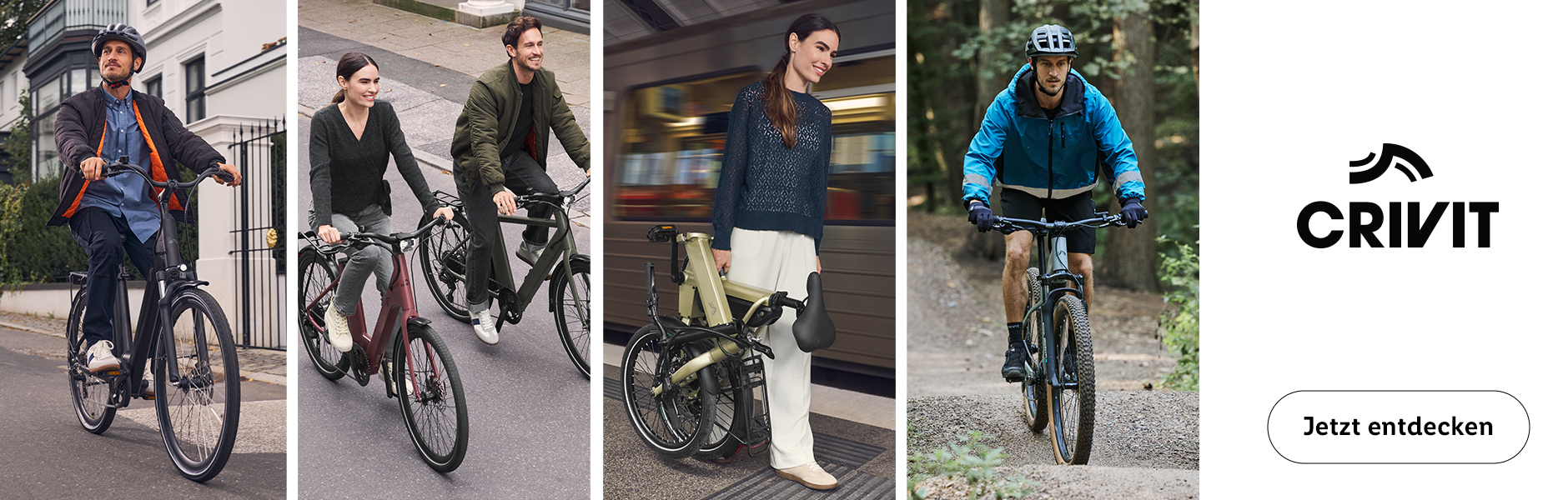 Entdecke unsere Crivit E-Bikes!