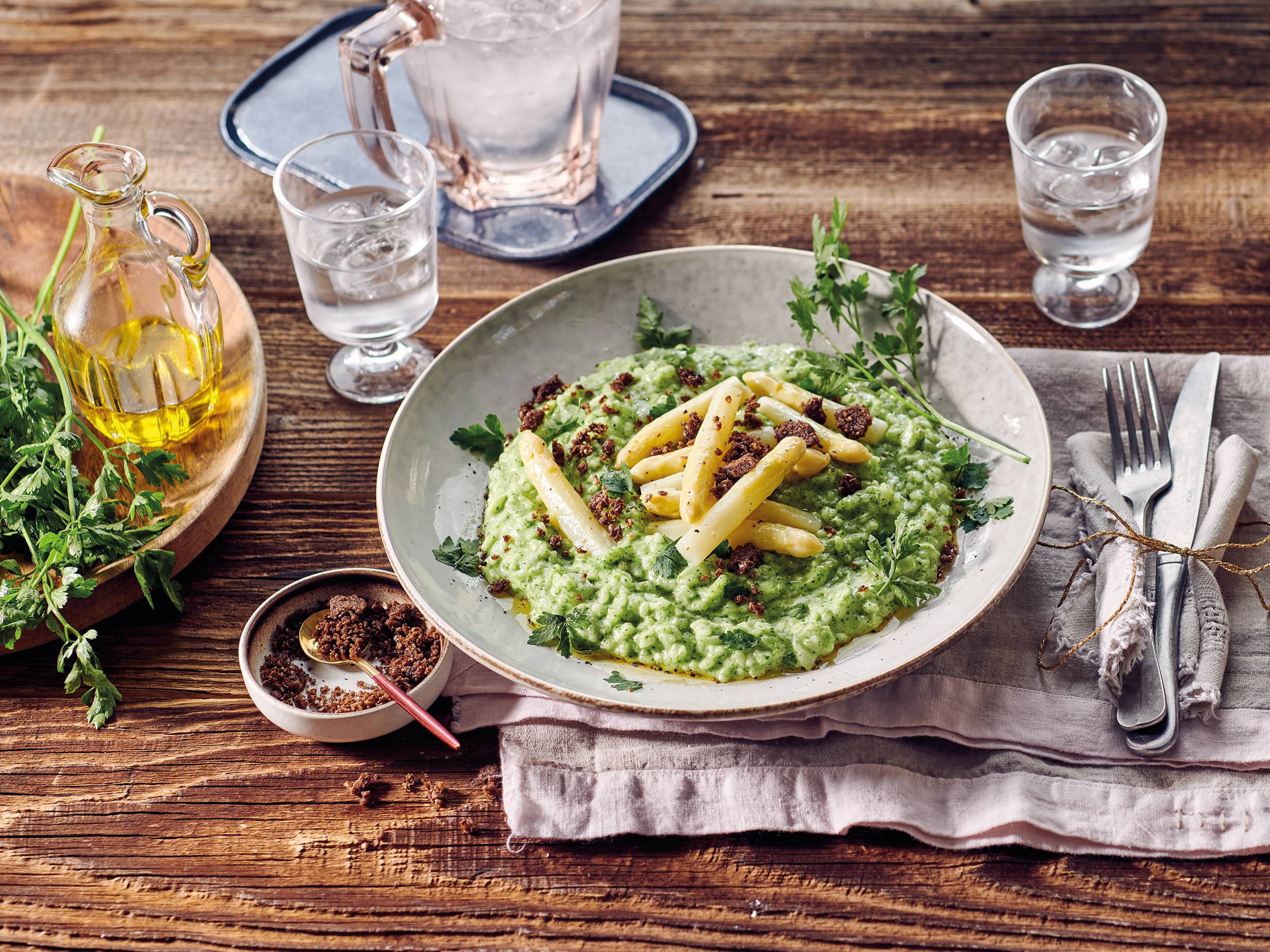 Risotto mit Spargel