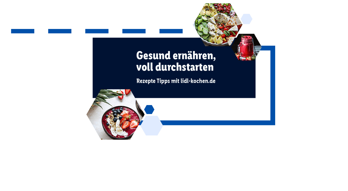 Smoothies, Salate und gesunde Rezepte.