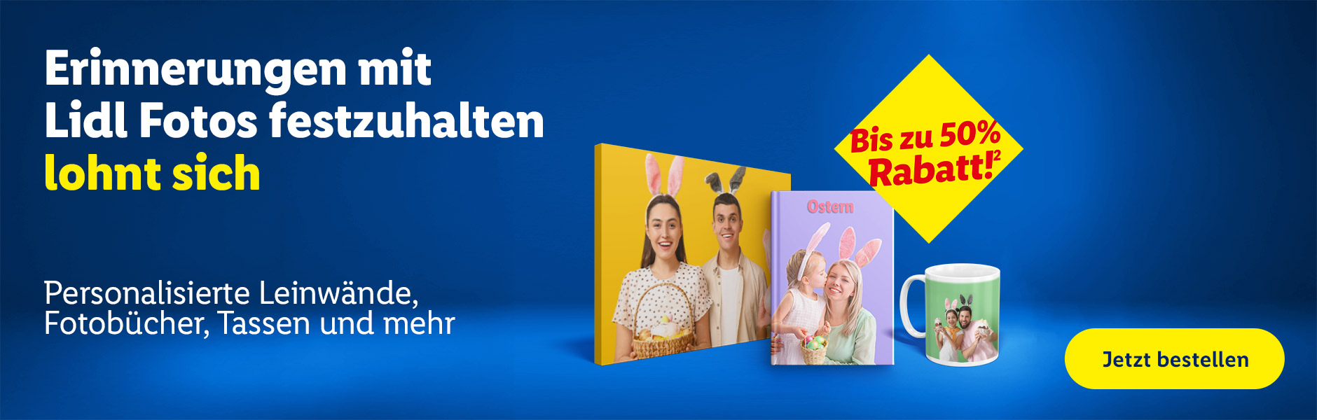 Jetzt mit Lidl-Fotos Erinnerungen festhalten lohnt sich. Personalisierte Fotobücher, Kissen, Leinwände und vieles mehr. Jetzt bestellen.