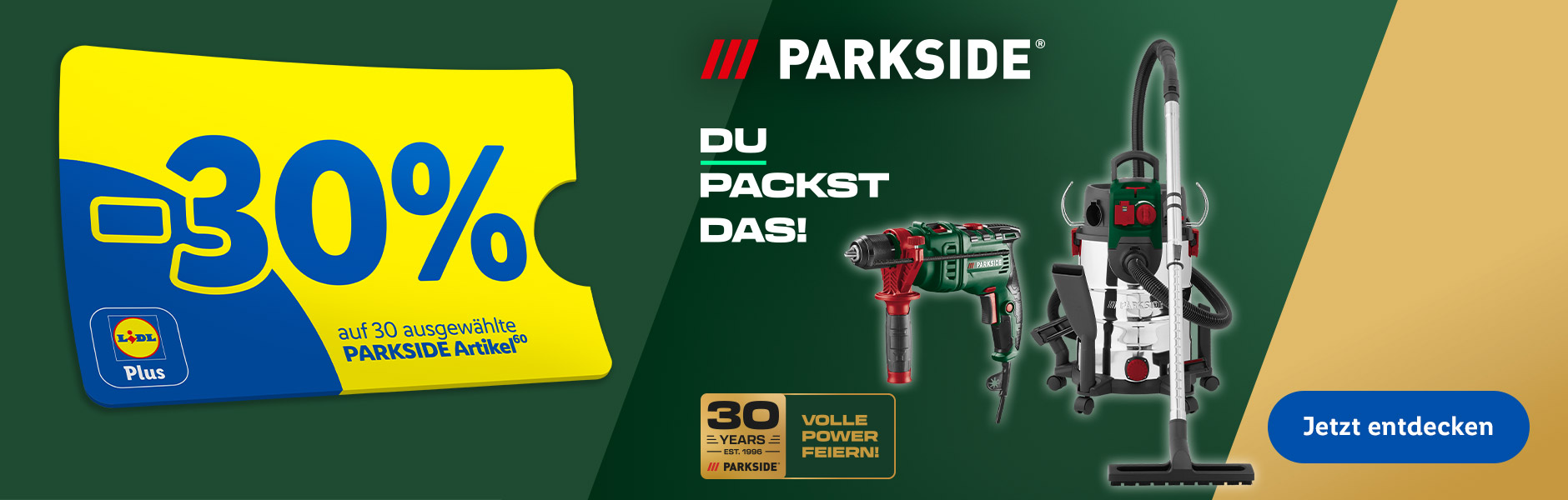 -30% Lidl Plus Coupon auf 30 ausgewählte Artikel