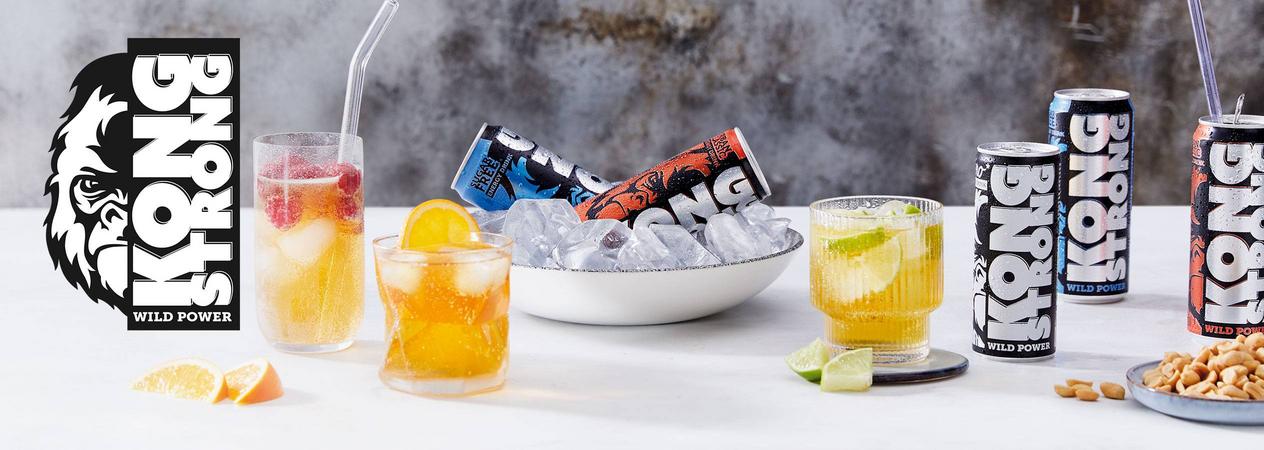 Kong Strong: Hol dir die Power mit vitalisierenden Energydrinks